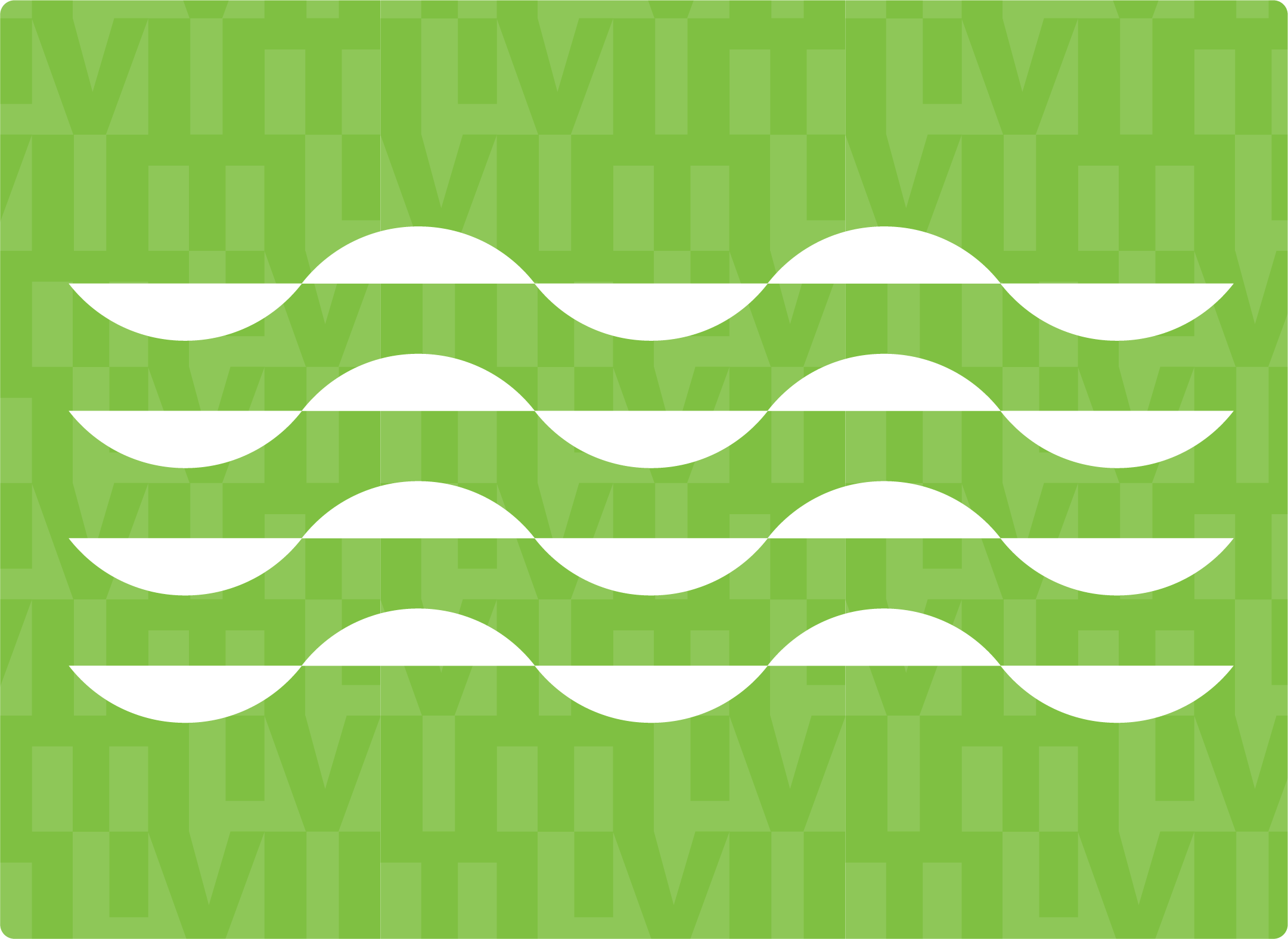 Green Waves Graphic